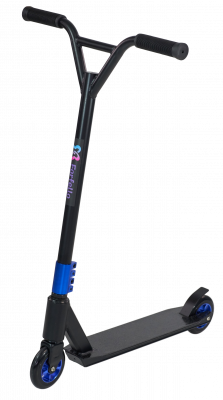 Самокат трюковой HD-S2005 (4) (колёса 110 мм, алюм. 
обод, стальной Y-руль) (black+blue/ чёрно-синий) - Цвет черно-синий - Картинка #1