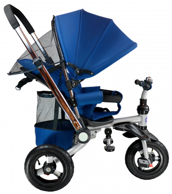 Велосипед детский трехколёсный  TSTX011 
 - Цвет синий - Картинка #5