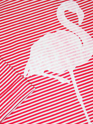 Джемпер "Африка" с фламинго - Размер 92 - Цвет красный - Картинка #4