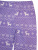 Леггинсы "Зимний узор" с оленями - Размер 122 - Цвет фиолетовый - Картинка #4