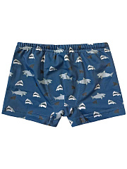 Шорты для мальчика с акулами - Размер 122 - Цвет синий - Картинка #1