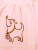 Комплект с капюшоном "Велюр" кофточка и штанишки - Размер 86 - Цвет розовый - Картинка #3
