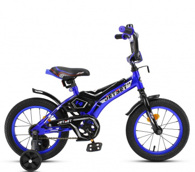 Велосипед ТМ MAXXPRO JETSET 14 (сине-чёрный, арт. 
JS-1403) - Цвет сине-черный - Картинка #1
