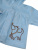 Комплект с капюшоном "Велюр" кофточка и штанишки - Размер 62 - Цвет голубой - Картинка #3