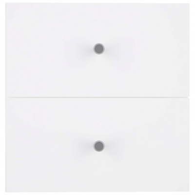 Элемент встраиваемый с 2 ящиками для стеллажа Polini Home Smart (белый, арт.0002239.9) - Цвет белый - Картинка #2