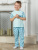 Пижама с зебрами - Размер 110 - Цвет голубой - Картинка #1