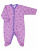 Комбинезон "Лавандовая поляна" с зайцами - Размер 74 - Цвет фиолетовый - Картинка #2