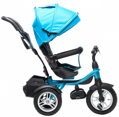 Велосипед детский трехколёсный  TSTX6688-4 
(небесно-голубой) - Цвет голубой - Картинка #2