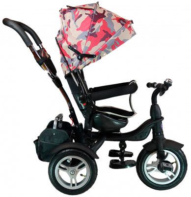 Велосипед детский трехколёсный  TSTX6688-4 
 - Цвет камуфляж красный - Картинка #3